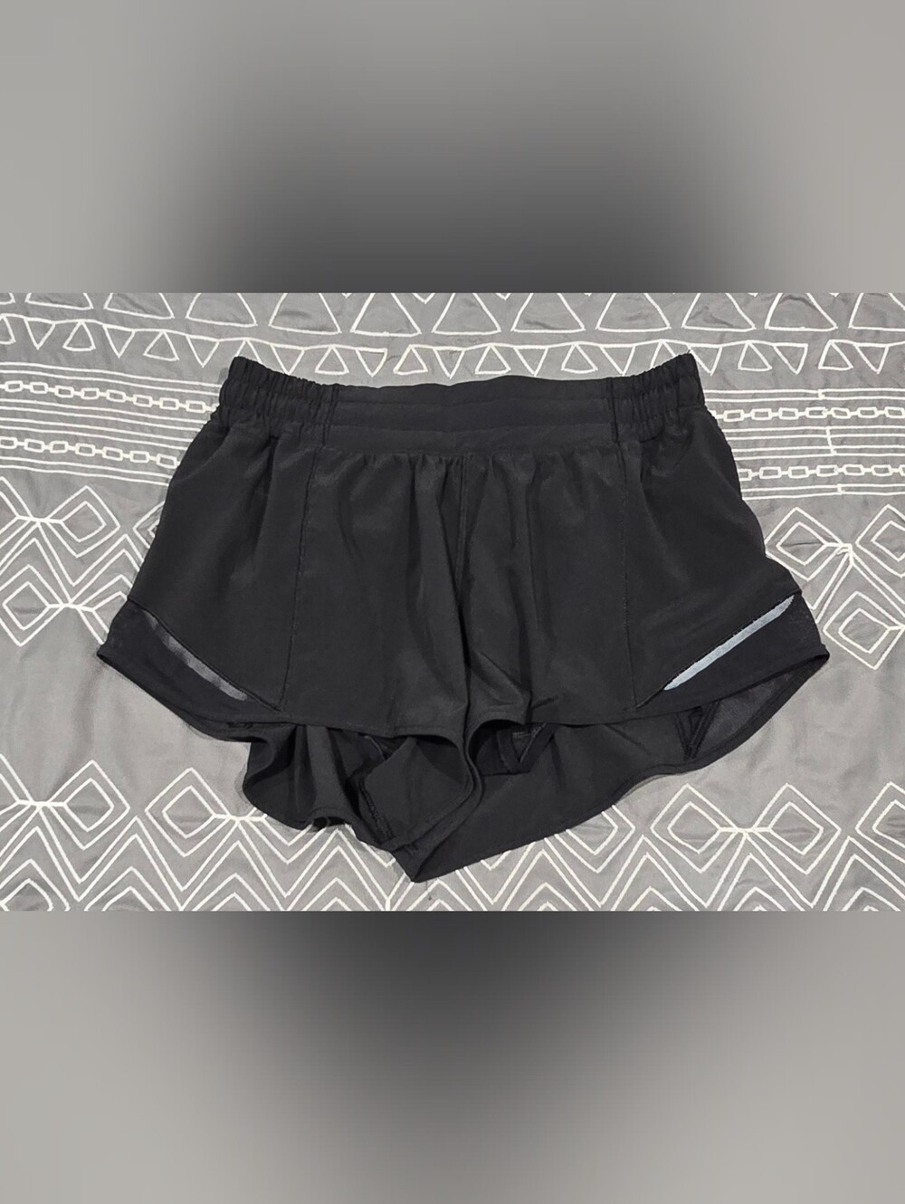 Lululemon Hotty Hot Low Rise Black Shorts Size 6